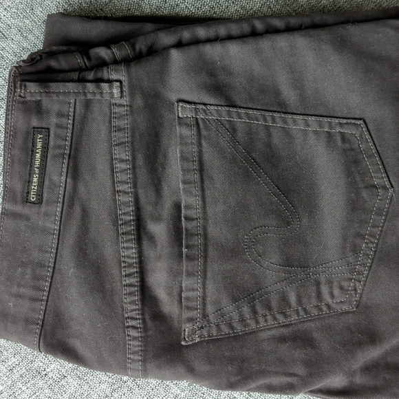 Citizen of humanity brown midrise skinny cropped jeans 29/28 - Picture 4 of 8